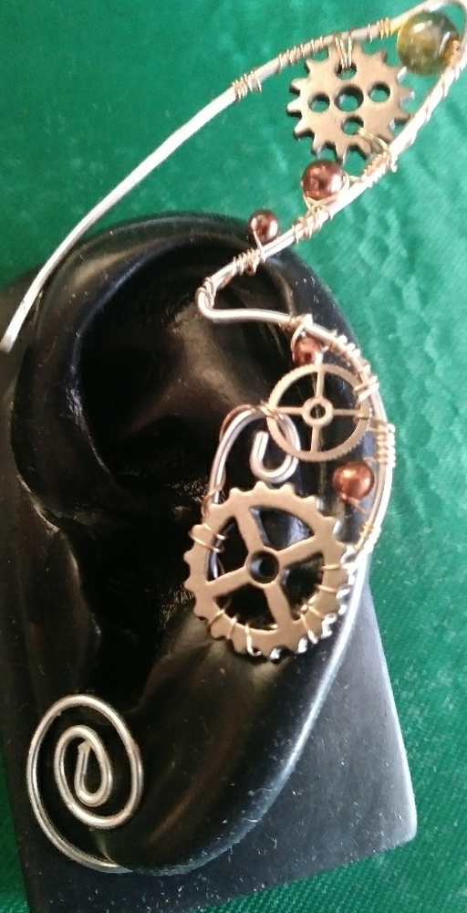 Earcuff . Steampunk. Fairy . Elf